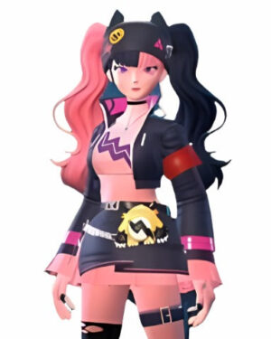 Palworld Zoe Cropped Leather Jacket