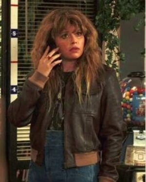 Poker Face Charlie Cale Brown Leather Jacket