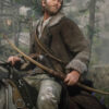 RDR Arthur Morgan Black Shearling Leather Coat