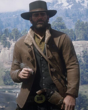 RDR 2 Arthur Morgan Brown Denim Jacket