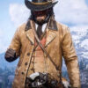RDR Arthur Morgan Brown Leather Coat