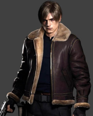 RE4 Remake Leon Kennedy Leather Jacket