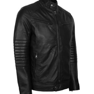 Skull With Wings Road Rebel Leather Biker Jacket