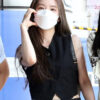 Red Velvet Irene Black Leather Vest