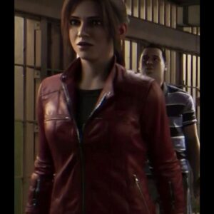 Resident Evil: Death Island Claire Redfield Leather Jacket