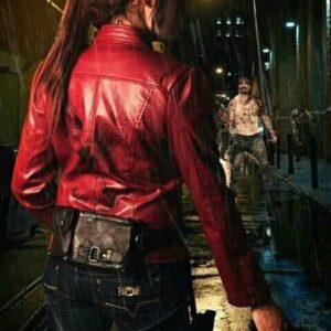 Resident Evil: Death Island Claire Redfield Leather Jacket