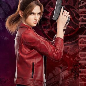 Resident Evil: Death Island Claire Redfield Leather Jacket