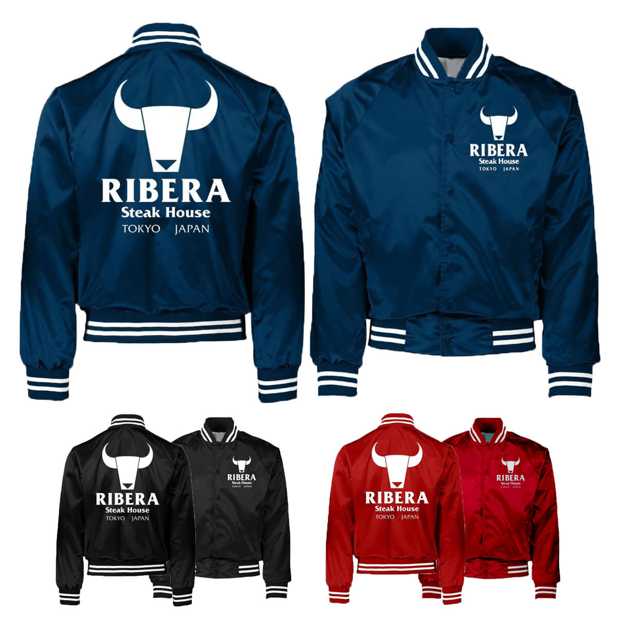 Tokyo Japan Ribera Steakhouse Wrestling Jacket