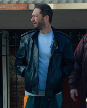 The Bear Richie Bomber Leather Jacket