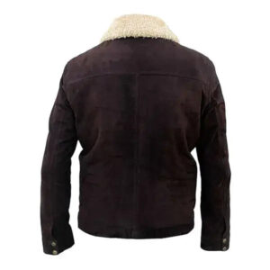 TWD S4 Rick Grimes Brown Leather Jacket