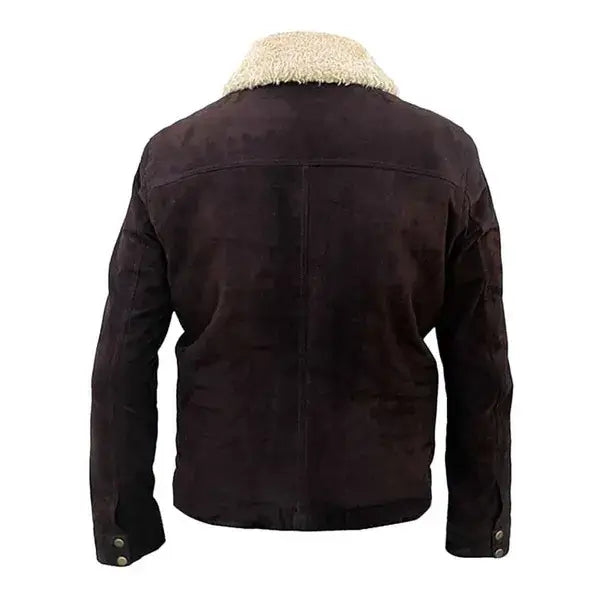 TWD S4 Rick Grimes Brown Leather Jacket