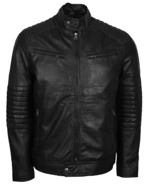 Skull With Wings Road Rebel Leather Biker Jacket