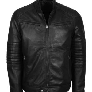Skull With Wings Road Rebel Leather Biker Jacket