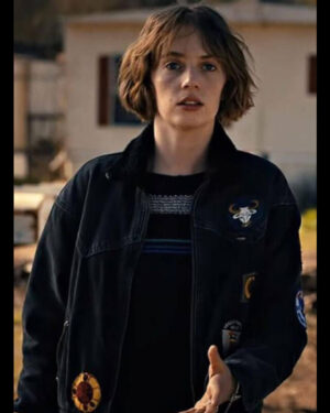 Stranger Things Robin Buckley Black Jacket S04