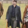 Succession Roman Roy Black Coat S01
