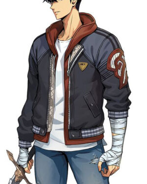 Solo Leveling Sung Jin-woo Leather Jacket