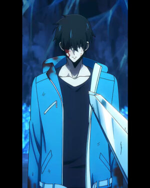 Solo Leveling Sung Jin-woo Blue Jacket