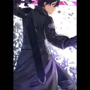 Sword Art Online Cosplay Kirito Black Long Coat