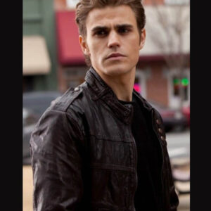 Stefan Salvatore Dark Brown Leather Jacket