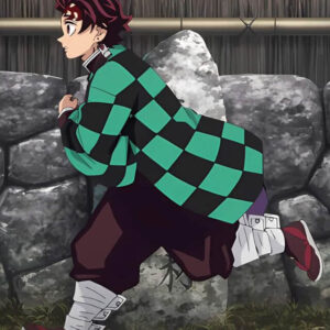Tanjiro Kamado Demon Slayer Checkered Coat