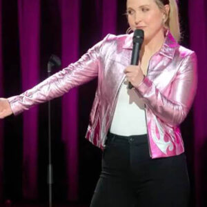 Taylor Tomlinson Metallic Pink Jacket
