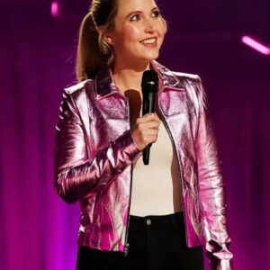 Taylor Tomlinson Metallic Pink Jacket