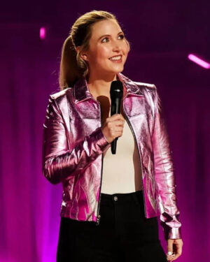 Taylor Tomlinson Metallic Pink Jacket
