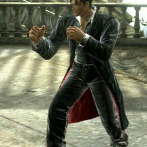 Tekken 6 Jin Kazama Black Leather Coat