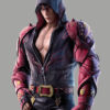 Tekken 7 Jin Kazama Hooded Leather Jacket