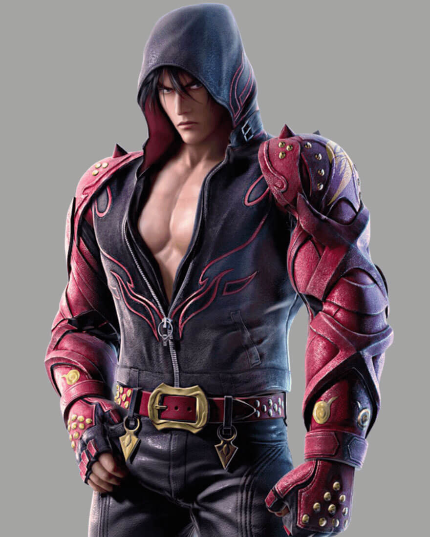 Tekken 7 Jin Kazama Hooded Leather Jacket