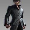 Tekken 8 Jin Kazama Black Leather Jacket