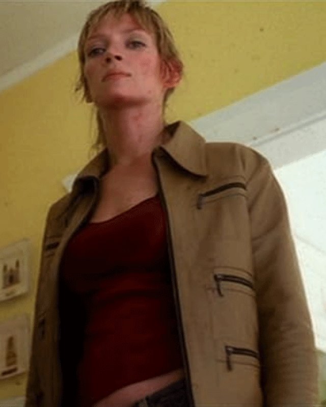 Kill Bill: Vol. 1 Uma Thurman Brown Leather Jacket