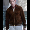 The Day of the Jackal Eddie Redmayne Suede Jacket