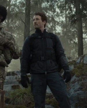 Miles Teller The Gorge Black Jacket