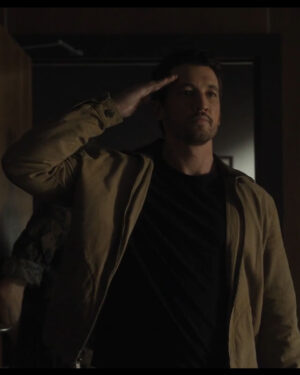 Miles Teller The Gorge Brown Jacket