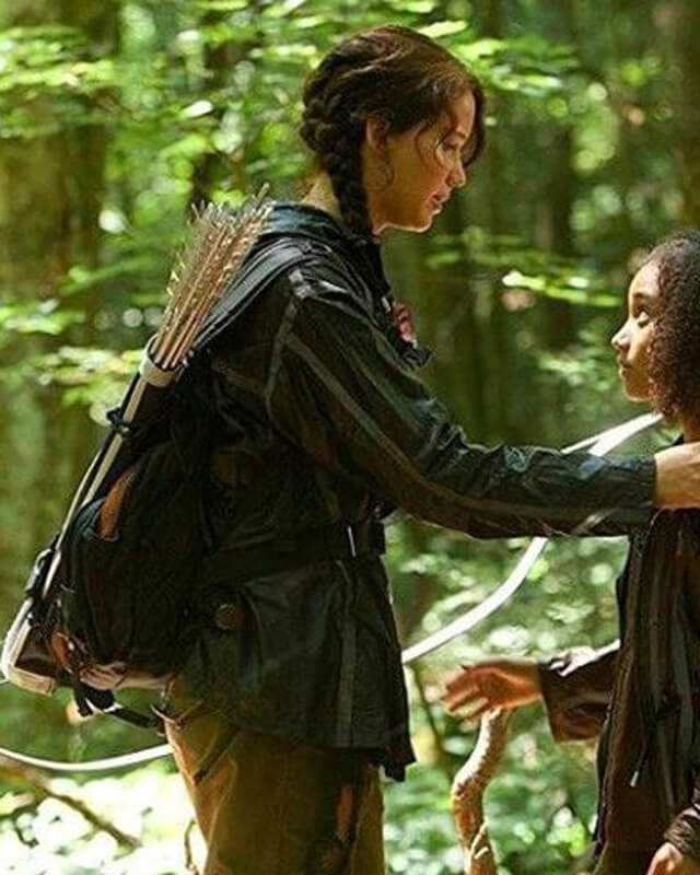 Katniss Everdeen The Hunger Games Black Jacket