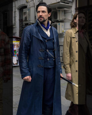 The Librarians: The Next Chapter Vikram Chamberlain Leather Coat