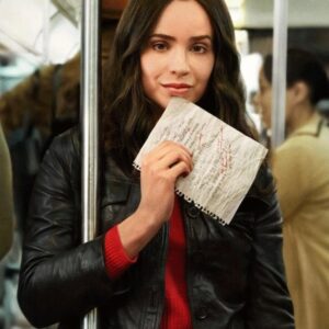 The Life List Alex Black Leather Jacket