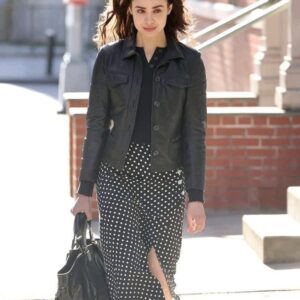 The Life List Alex Black Leather Jacket