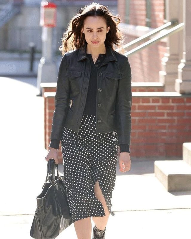 The Life List Alex Black Leather Jacket