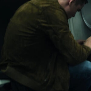 The Night Agent Peter Sutherland Suede Bomber Jacket