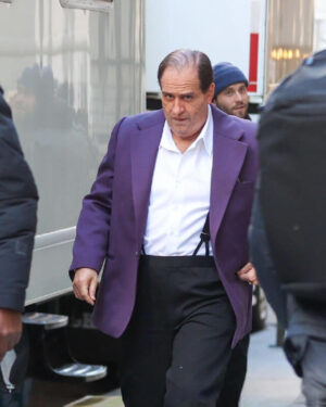 The Penguin Colin Farrell Purple Blazer