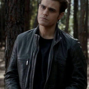 Stefan Salvatore The Vampire Diaries Leather Jacket