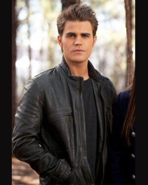 Stefan Salvatore The Vampire Diaries Leather Jacket