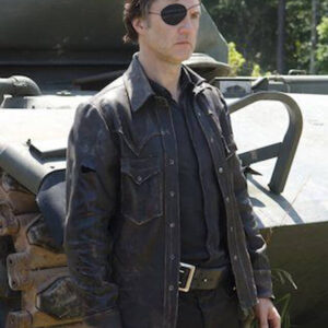 The Walking Dead Governor Leather Jacket S04