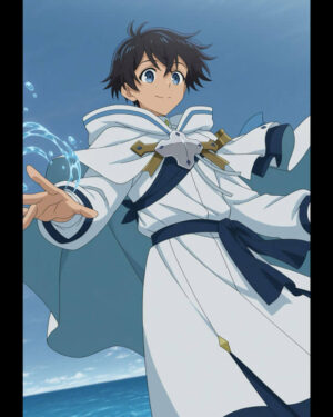 The Water Magician Ryo Mihara Hooded Cape