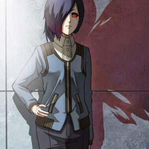 Tokyo Ghoul Touka Kirishima Blue Leather Jacket