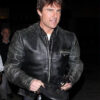 Distressed Biker Tom Cruise Leather Jacket