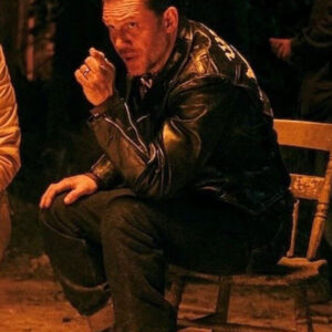 Tom Hardy The Bikeriders Leather jacket