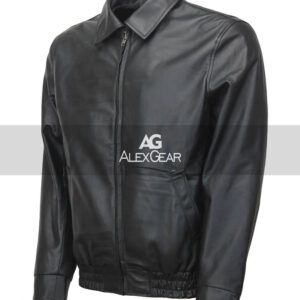Tony Soprano Black Leather Jacket